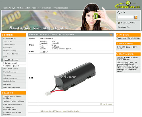 batteri24.se E-Commerce