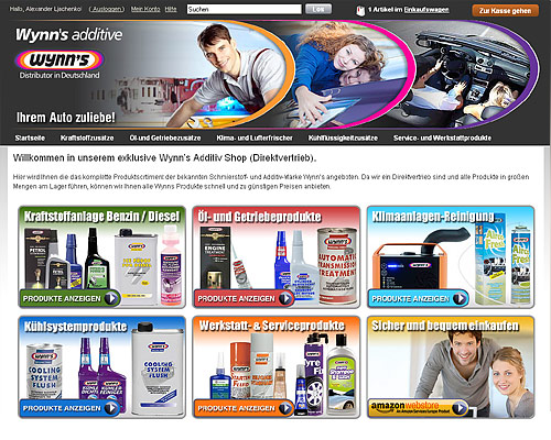 wynns-additive.de E-Commerce